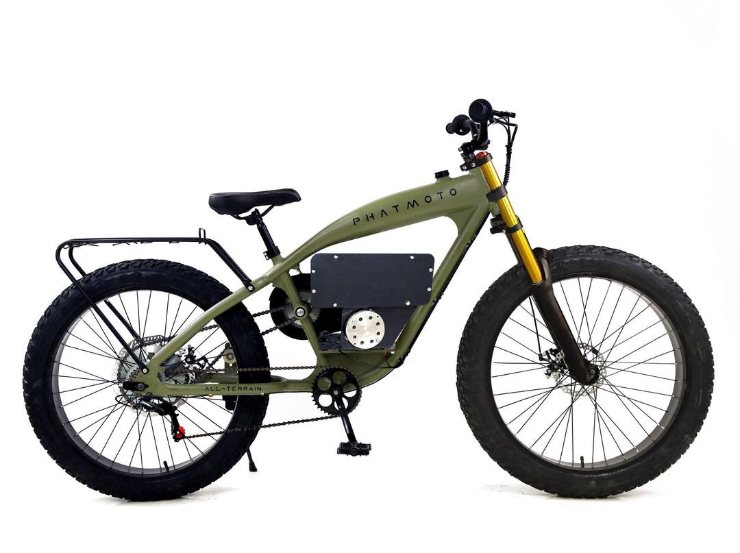 motorized electric bicycles PHATMOTO® ALL TERRAIN Electric Fat Tire