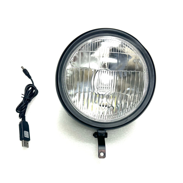 PHATMOTO - 7"  Cafe Racer style light built in RECHARGABLE BATTERY | Free Shipping