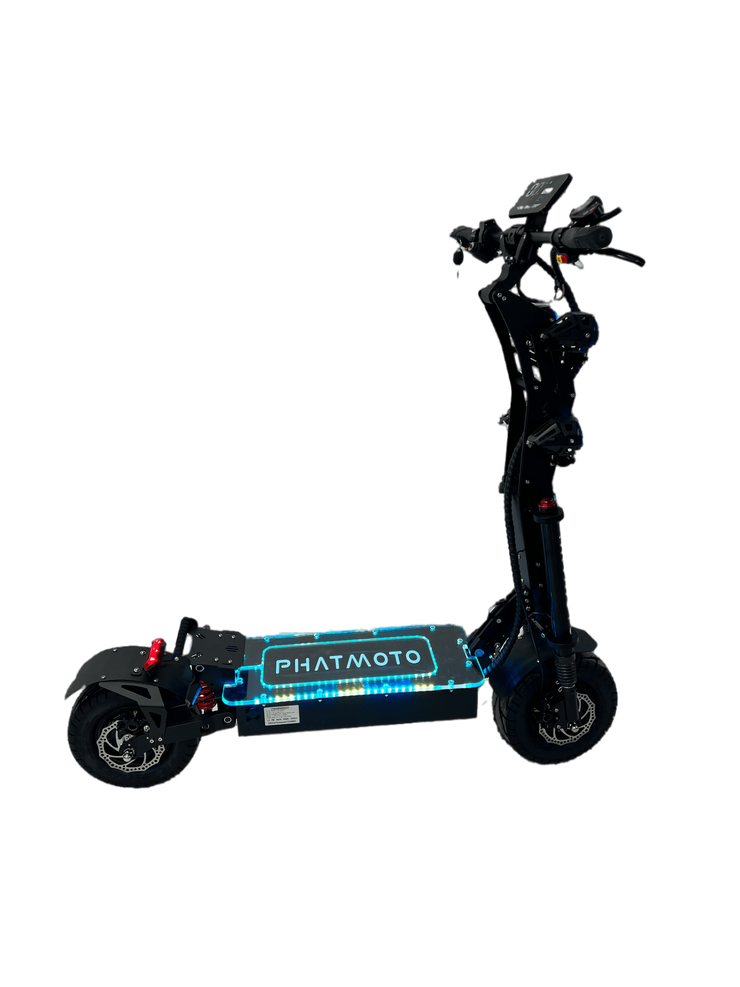 REALMAX 8000w/72v Two Wheel 11in. Folding Off Road Electric Scooter FAST