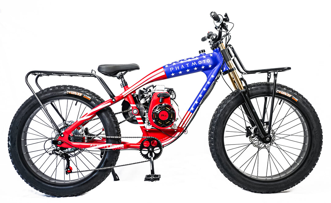 Mountain Bike Push Bike Engine 80cc Gas Powered Bicycle Kits 80cc