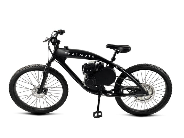 PHATMOTO® Rover 2023 - 79cc Motorized Bicycle 7-Speed (Black) | $599.00 | Free Shipping | ON SALE !!! |