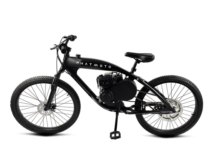 PHATMOTO® Rover 2023 - 79cc Motorized Bicycle 7-Speed (Black) | $999.00 | Free Shipping | ON SALE !!! |