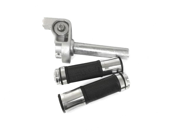 PHATMOTO® Aluminum Throttle Handle Set - Silver